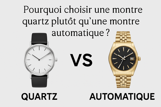 Pourquoi choisir une montre quartz plutôt qu’une montre automatique ? - Montre Quartz