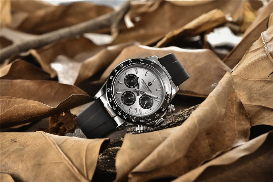 Chronographe Homme "Prestige" - Acier Inoxydable & Étanche
