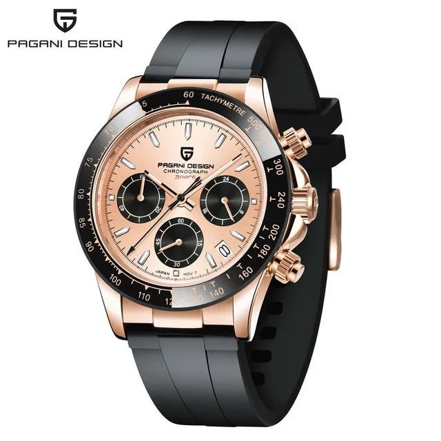Chronographe Homme "Prestige" - Acier Inoxydable & Étanche - Montre Quartz