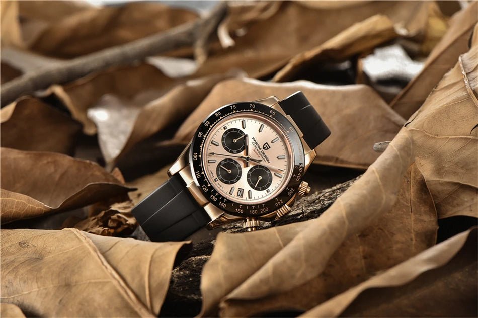 Chronographe Homme "Prestige" - Acier Inoxydable & Étanche - Montre Quartz