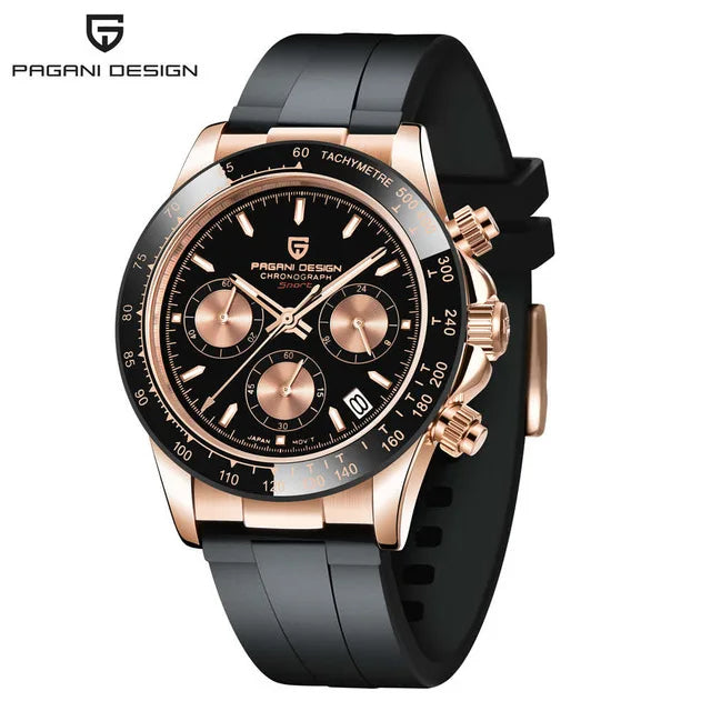 Chronographe Homme "Prestige" - Acier Inoxydable & Étanche