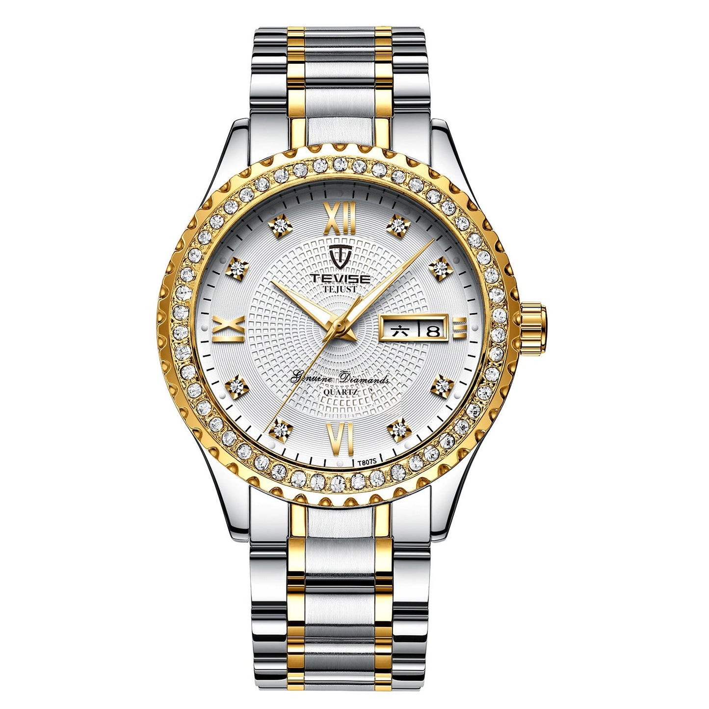Montre Habillée Homme "Manhattan" - Acier & Cadran Soleillé - Montre Quartz