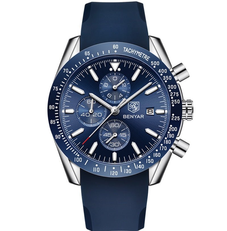 Montre Homme Seagull "Odyssée" - Acier & Cadran Texturé - Montre Quartz