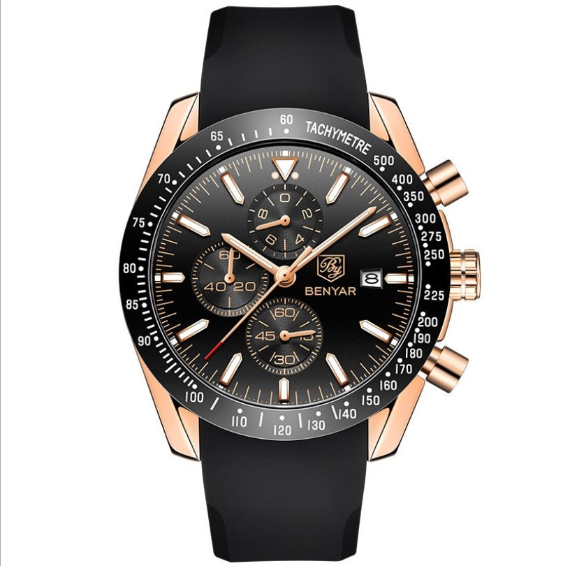 Montre Homme Seagull "Odyssée" - Acier & Cadran Texturé - Montre Quartz