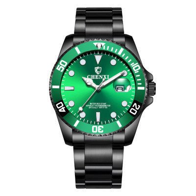 Montre Homme "Viridian" - Acier & Cadran Vert Émeraude - Montre Quartz