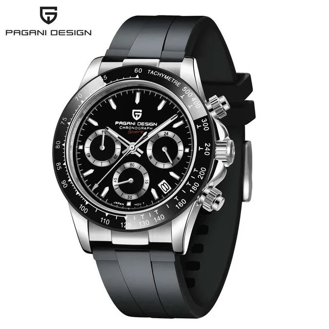 Chronographe Homme "Prestige" - Acier Inoxydable & Étanche