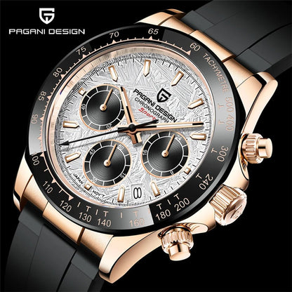 Chronographe Homme "Prestige" - Acier Inoxydable & Étanche - Montre Quartz