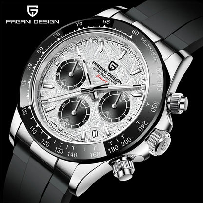 Chronographe Homme "Prestige" - Acier Inoxydable & Étanche - Montre Quartz