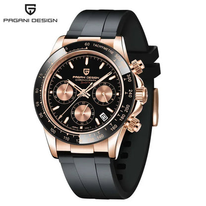 Chronographe Homme "Prestige" - Acier Inoxydable & Étanche