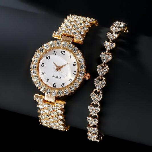 Montre Femme Élégante + Bracelet – Design Chic, Léger, Disponible en Plusieurs Couleurs - Montre Quartz