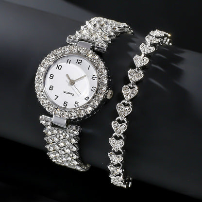 Montre Femme Élégante + Bracelet – Design Chic, Léger, Disponible en Plusieurs Couleurs - Montre Quartz