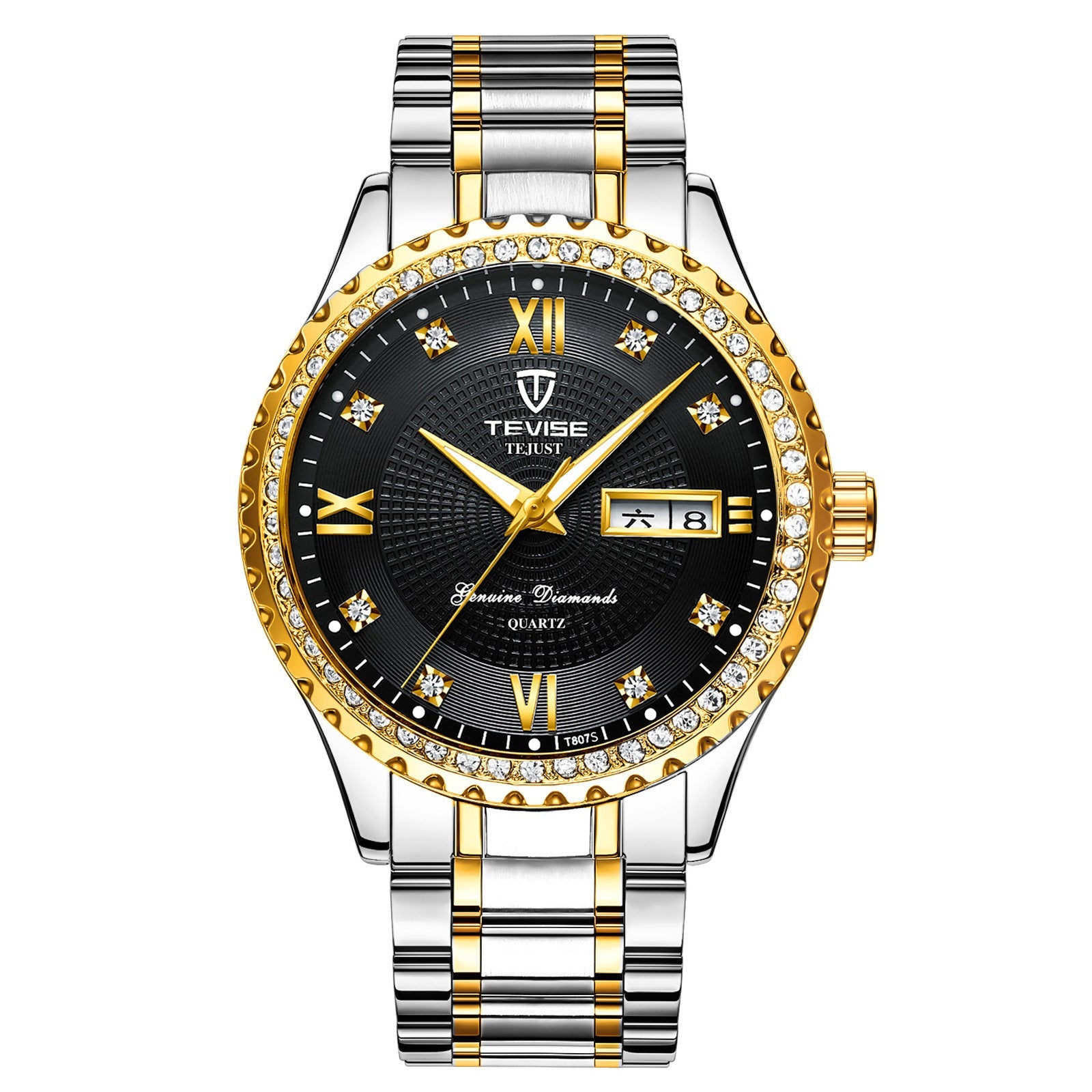 Montre Habillée Homme "Manhattan" - Acier & Cadran Soleillé - Montre Quartz