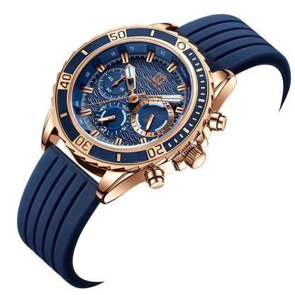 Montre Minimaliste Homme "Essentiel" 44mm - Acier & Cuir - Montre Quartz